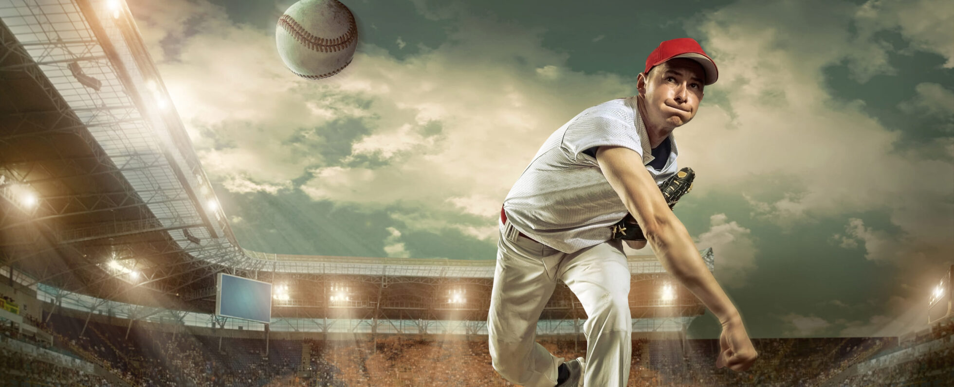 講義イメージ画像：野球選手の投球動作分析と改善法